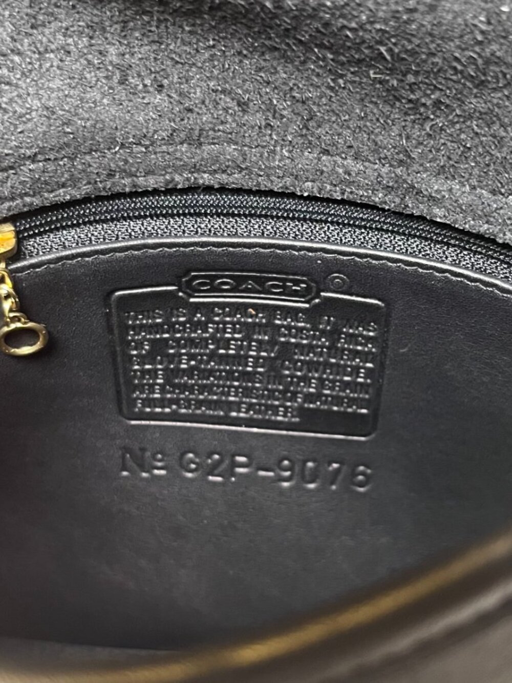 Coach Legacy Companion Flap Crossbody Vintage Bag Black 9076 NWOT - Picture 15 of 15